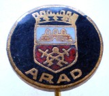 II.100 ROMANIA INSIGNA STICKPIN STEMA ARAD