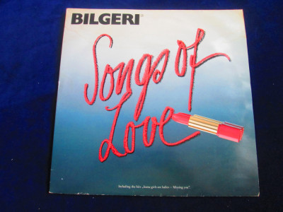 Bilgeri - Songs Of Love _ vinyl,LP _ Music Pool (1987, Austria) foto