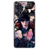 Husa Oppo Reno 8T 4G Silicon Gel Tpu Model Wednesday Addams Colaj Scene Film