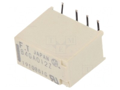 Releu Electromagnetic DPDT 12VDC 2A SMT foto