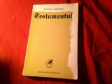 84. Francisc Munteanu - Testamentul si alte povestiri - Francisc Munteanu, Prima editie , 1972 Ed. Cartea Romaneasca 175pag