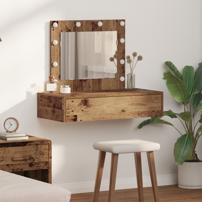 vidaXL Masă de Machiaj cu sertar Maro 83 x 40 x 70 cm Lemn compozit