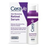 Ser de Fata, CeraVe, Skin Renewing Retinol Serum, Contribuie la Repararea Barierei de Protectie a Pi