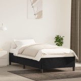 Cumpara ieftin Cadru de pat, negru, 90 x 200 cm, catifea