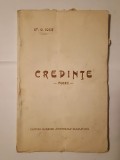Șt. O. Iosif - Credințe (poezii) (Editura Librăriei &quot;Universala&quot; Alcalay &amp; Co.; 1927)
