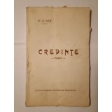 Șt. O. Iosif - Credințe (poezii) (Editura Librăriei &quot;Universala&quot; Alcalay &amp; Co.; 1927)