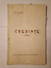 Șt. O. Iosif - Credințe (poezii) (Editura Librăriei &quot;Universala&quot; Alcalay &amp; Co.; 1927)