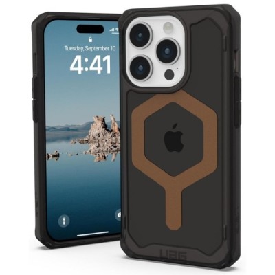 Husa pentru iPhone 15 Pro - UAG Plyo MagSafe - Black Bronze foto