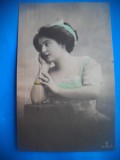 HOPCT 431 Q -FEMEI....FEMEI-ROMANTICA-1916 ROMANIA--CIRCULATA