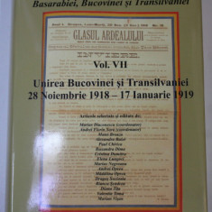 ZIARELE BUCOVINEI SI TRANSILVANIEI 28 NOIEMBRIE 1918 - 17 IANUARIE 1919 , articole selectate de MARIUS DIACONESCU ...MARIAN VISAN , 2018