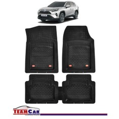 Covorase Auto TeamCar&reg; Tip Tavita Compatibile Toyota RAV4 V (2019+) Negru Material Rezistent
