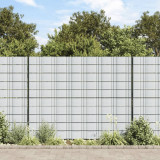 Paravane de gradina, 10 buc., gri deschis, 252,5x19 cm, PVC GartenMobel Dekor, vidaXL