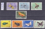 TSV @ - 1964 LP 580 INSECTE DIN FAUNA ȚĂRII NOASTRE, ȘTAMPILAT