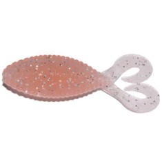 Grub Hide Up Stagger Wide Twintail 2.2&quot;, 110 Peach Candy, 5.6cm, 8buc/pac