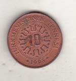 bnk mnd Turkmenistan 10 tenne 1993