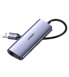 UGREEN USB-C la 3 x USB 3.0 A HUB+ Gigabit Converter Hub