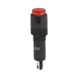 Indicator semnalizare industrial LED rosu 220V &Oslash; 8mm Breckner Germany