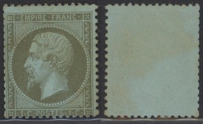 France 1862 Napoleon III 1C Mi.18 MNG AM.566 foto