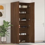 Cabinet pentru pantofi Stejar maro 80x35,5x180 cm Lemn compus