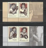 ROMANIA 2026 - FEDERATIA ROMANA DE BOX 100 ANI - Serie 2 valori cu vinieta LP.2558 MNH**