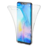 Husa Huawei Mate 20 Pro Transparenta, GloMax TPU 360, Anti-soc, Anti-zgarieturi, Protectie Completa