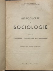Eugeniu Speranția - Introducere &icirc;n sociologie, vol. II (Casa Școalelor, 1944)