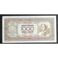 Yugoslavia, 1.000 Dinari 1946.