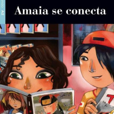 Amaia se conecta, Black Cat Lectores españoles y recursos digitales, CD audio, A2, Nivel 2 - Paperback brosat - Black Cat Cideb