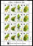 CUBA 1998, Fauna, WWF, serie neuzata, MNH, Nestampilat