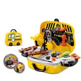 Trusa scule jucarie Rovo 916, cu unelte si accesorii, 24 piese