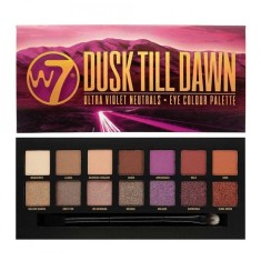 Paleta farduri de pleoape W7 Dusk Till Dawn Ultra Violet Neutrals, 14 culori foto