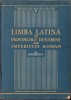 HST C643 Limba latină &icirc;n provinciile dunărene ale Imperiului roman 1960 Mihăescu