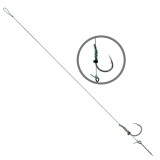 Carlige Legate Carp Zoom Power Feeder KO.1 Nr.10, Fir Textil 0.18mm, 10cm, 5buc/plic