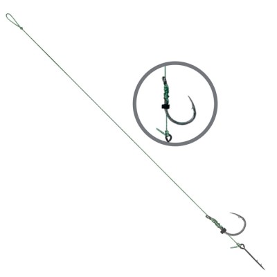 Carlige Legate Carp Zoom Power Feeder KO.1 Nr.8, Fir Textil 0.18mm, 10cm, 5buc/plic foto