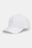 adidas Originals șapcă de baseball din bumbac BASEBALL culoarea alb, neted, JN5832