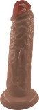 Dildo Realist Terry cu Ventuza, PVC, Maro, 24 cm, Mokko Toys