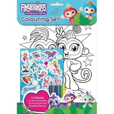 Fingerlings. set de colorat foto