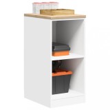 VidaXL Dulap depozitare garaj alb 40x51x85 cm lemn masiv de pin