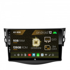 Navigatie Toyota RAV4 (2006-2013), Android 12, B-Octacore 6GB RAM + 128GB ROM, 9 Inch - AD-BGB9006+AD-BGRKIT096