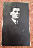 Portret de barbat. Fotografie datata 1925 - Fratii N.&amp;C. Christea, Bucuresti, Alb-Negru, Romania 1900 - 1950, Portrete