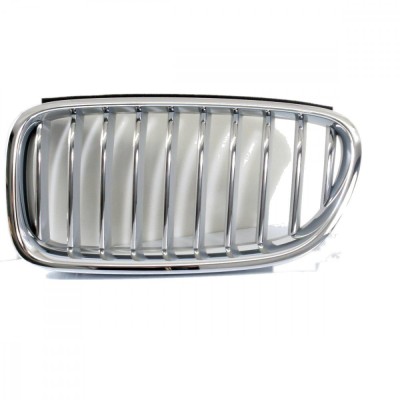 Grila centrala Bmw Seria 5 (F10/F11), 12.2013-, crom/titan, partea stanga, 51137340319 foto