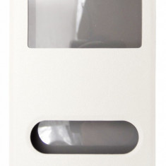 Husa tip carte cu stand alba (cu decupaj frontal) pentru Sony Xperia Z3