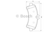 Set placute frana,frana disc VW CRAFTER 30-50 caroserie (2E) (2006 - 2016) BOSCH 0 986 494 122