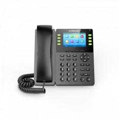 Telefon VoIP FlyingVoice FIP14G, ecran 3.5", WiFi, PoE, Gigabit