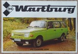 Pliant prezentare autoturism IFA Wartburg