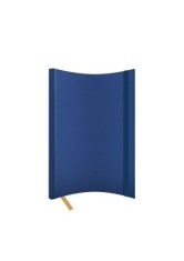 AGENDA NEDATATA A5 CASTELLI, COPERTA FLEXIBILA BLEUMARIN, ELASTIC BLEUMARIN,
