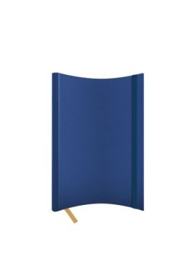 AGENDA NEDATATA A5 CASTELLI, COPERTA FLEXIBILA BLEUMARIN, ELASTIC BLEUMARIN, foto