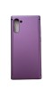 Husa protectie 360 fata + spate + folie silicon Samsung Note 10 , Mov, Fara snur, Plastic