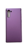 Husa protectie 360 fata + spate + folie silicon Samsung Note 10 , Mov