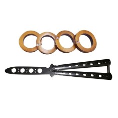 Set Briceag Fluture si Rozeta extensibila , DEPOX&reg; , otel inoxidabil